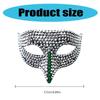 Rhinestones Masquerade Mask Half Face Mask Halloween Party Mask Masquerade Eye Mask For Men Women Masquerade Cosplay