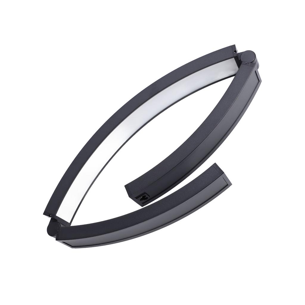 28in Foldable Half Moon Light 3000K‑6000K 2000LM LED Nail Beauty Lamp Tattoo Light for Beauty