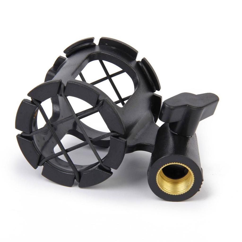 Handheld Microphone Suspension Shock Mount Holder Clip Bracket Enhances Stability for Clear Voice Capture