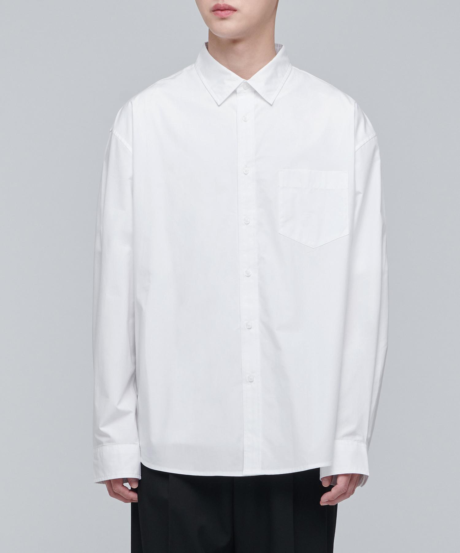Musinsa Standard Oversized Poplin Shirt [White] White/Xl
