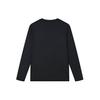 FILA Logo Print Crew Neck Long Sleeve T-Shirt Men Tops Black F11M317205FBK