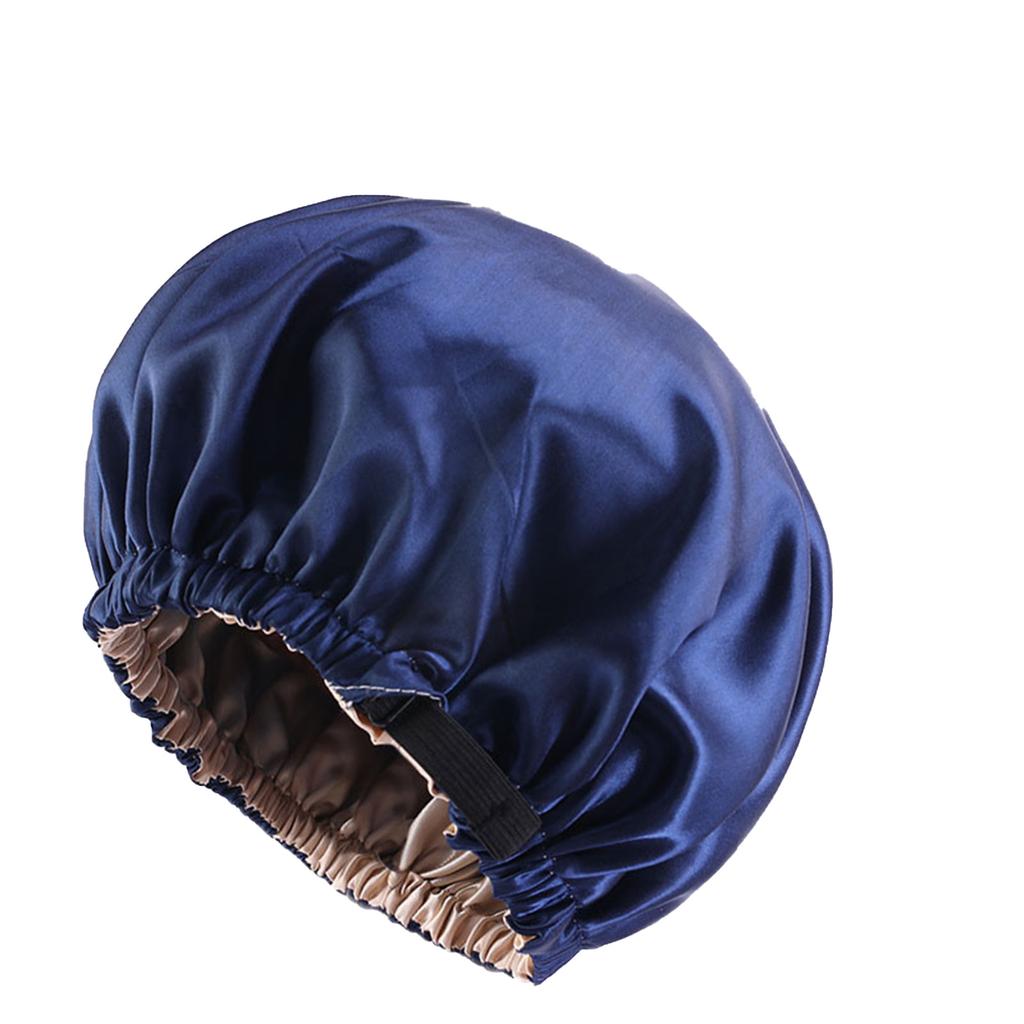 Satin Sleep Cap Large Double-Sided  Sleep Bonnet Hair Bonnet Cap