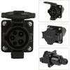 Acouto Type 1 EV Socket Energy Vehicles AC Socket Holder Level 2 Single Phase 240V 16A 32A Universal CE TUV SAE J1772 Approved