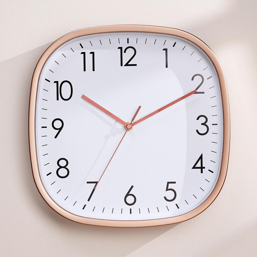 Wall Clock Hanging Degn Clascal Digital for Office Household Gym Golden