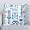 Ski Prop Pattern Covers for Bed Pillows Decorative Pillowcases 40x40 Body Pillow Cover 45x45 Short Plush Pillowcase Sofa Cushion