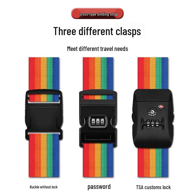 Justerbart bagagerem med lösenord för vagn & resväska förstärkning