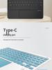 Silent Seven-Color Backlit Bluetooth Keyboard for Apple & Huawei Tablets, Connects to Mobile Phones