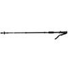 Outdoor Aluminium Alloy 4-Sections Suspension Straight Handle   Pole Walking Stick Alpenstock for Climbing Camping