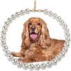 Adjustable Dog Collar Necklace Acrylic Pet Pearl Necklace Elegant Pet Neck Straps  Pet Supplies