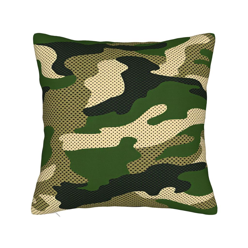 Classic Woodland Camo Pillow Case Soft Pillow Cover Funny Cushion Cover For Sofa Bedroom Home Decor