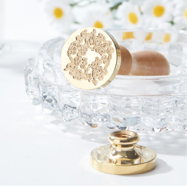 3Pcs Wax Seal Stamp Head Scrapbooking Stamp Head Emboss Sealings Waxes Stamp Head Brass Sealing Stamp Head Replacement