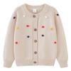 Children's Fashion Casual Cardigan Knitted Long Sleeve  Top