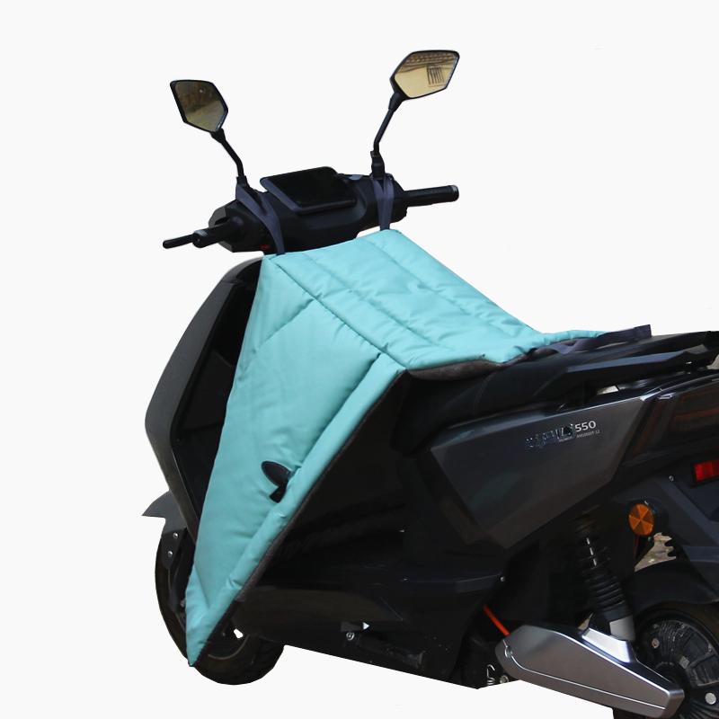 Windproof Plush Winter Cover for Electric Scooters & Motorcycles - Universal, All-Season, Two-Piece