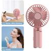 Umbrella Fan Strong Airflow Low Noise Foldable Design Handheld Personal Fan Hands-Free Clip-On Rechargeable Cooling Fan