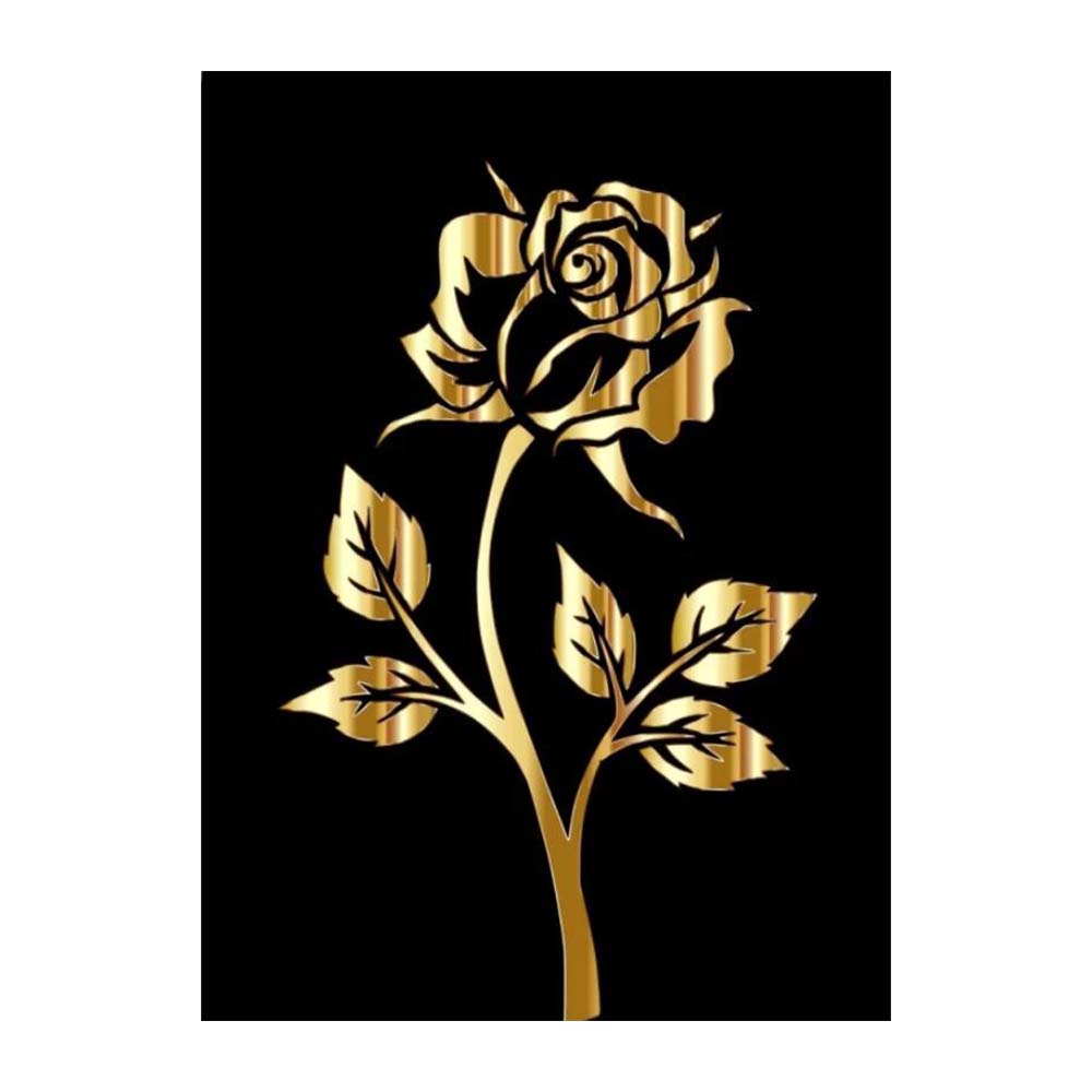 Abstraktus Auksinis Gėlių Medis Drobės Tapyba Modernus Prabangus Meno Kūrinys Plakatai Spaudiniai Siurrealizmas Klasikiniai Sienų Meno Paveikslai Svetainė Namų Dekoracija