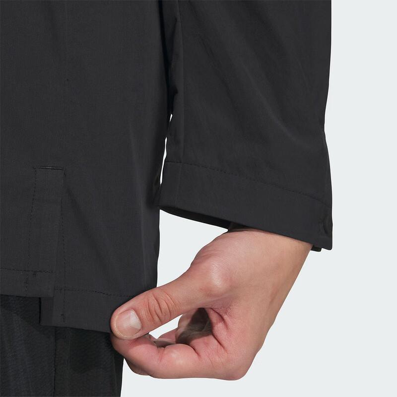 Adidas Wuji Series Quick-Dry Sports Casual Long-Sleeve Shirt Men Tops Black IW1510