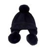 Three ball Cap Wool Blend Anti aging Warm Ear Protecting Cap for Women To Keep Warm and Show Off Their Face in Autumn and Winter  Little Lei Feng Cap