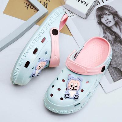 Children'S Hole Shoes Children'S Slippers Boys And Girls Non-Slip Soft Sole Indoor Anti-Collision Cute Baby Cool Slippers