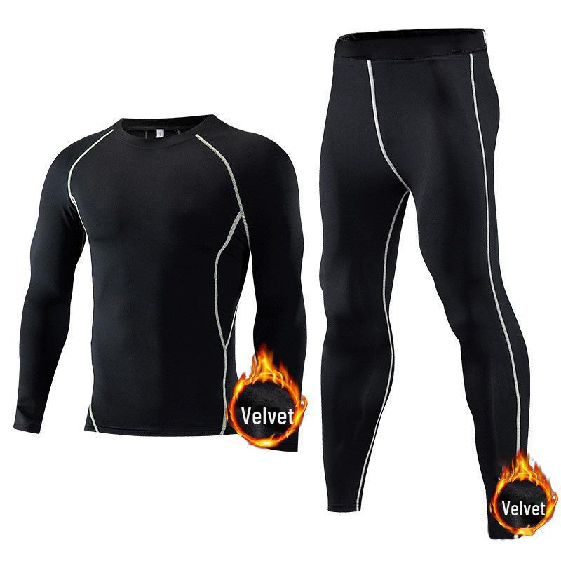 Meias-calças de veludo para crianças transfronteiriças: Macacão de manga comprida para meninos, secagem rápida, fitness e basquete