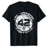 The 42 Answer To Life The Universe and Everything Unisex TShirt Hitchhikers Guide To The Galaxy Distressed Graphic Commuter Tee
