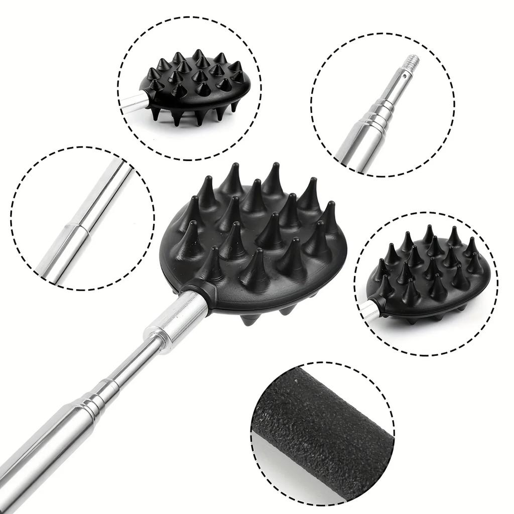 3 Stück/Set Rückenkratzer Teleskopischer Kratzer Rückenkratzer Massagegerät Schaber Ausziehbarer Teleskopierbarer Juckreiz Gesundheitsprodukte Hechel