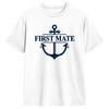 Captain First Mate Matching Set Pontoon Boat Sailing Tshirt Beach Leisure Tshirts Pure Cotton Oneck Oversized Clothing