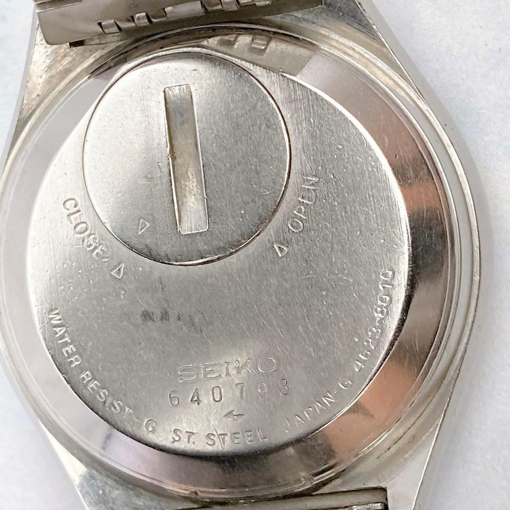 Working condition SEIKO QUARTZ TYPE II Watch 1976 SS Seiko Type 2 Quartz Stainless Steel Silver Vintage Men's Day-Date