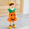 Props Costumes Outfit Halloween Costume Party Masquerade Cloth Pumpkin Costume With Hat and Bag