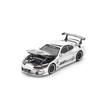 Genesis Company POP RACE Scale Top Secret GT300 Supra Silver Chrome Finished Model PR640325 1/64
