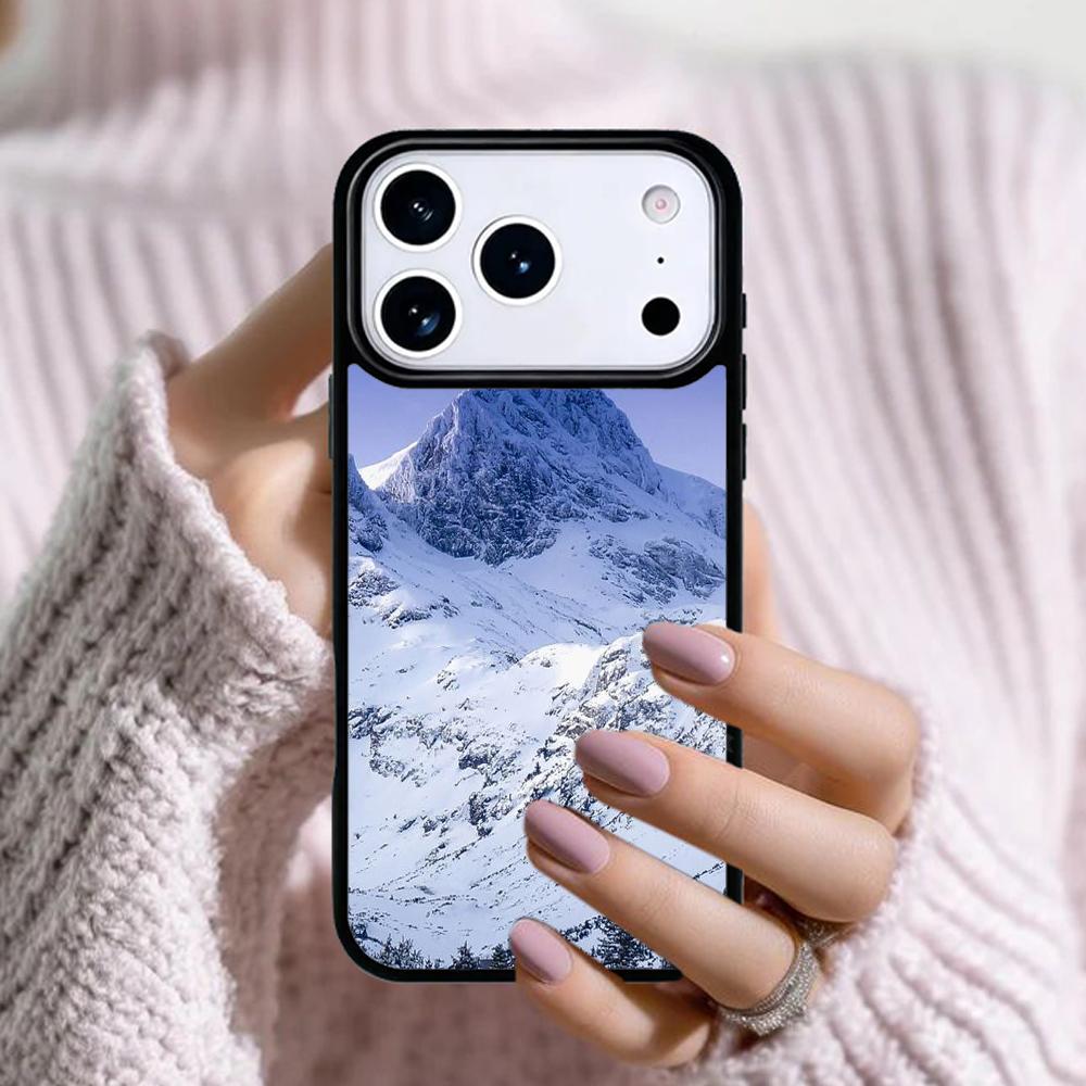 Schneeige Winterberg Handyhülle Für Apple iPhone 17 Air 16E 15 14 Plus 13 12 11 Pro Max Mini Funda Cover