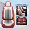 Universal Full Coverage Leather Ice Silk Car Seat Cushion - Four Seasons Use