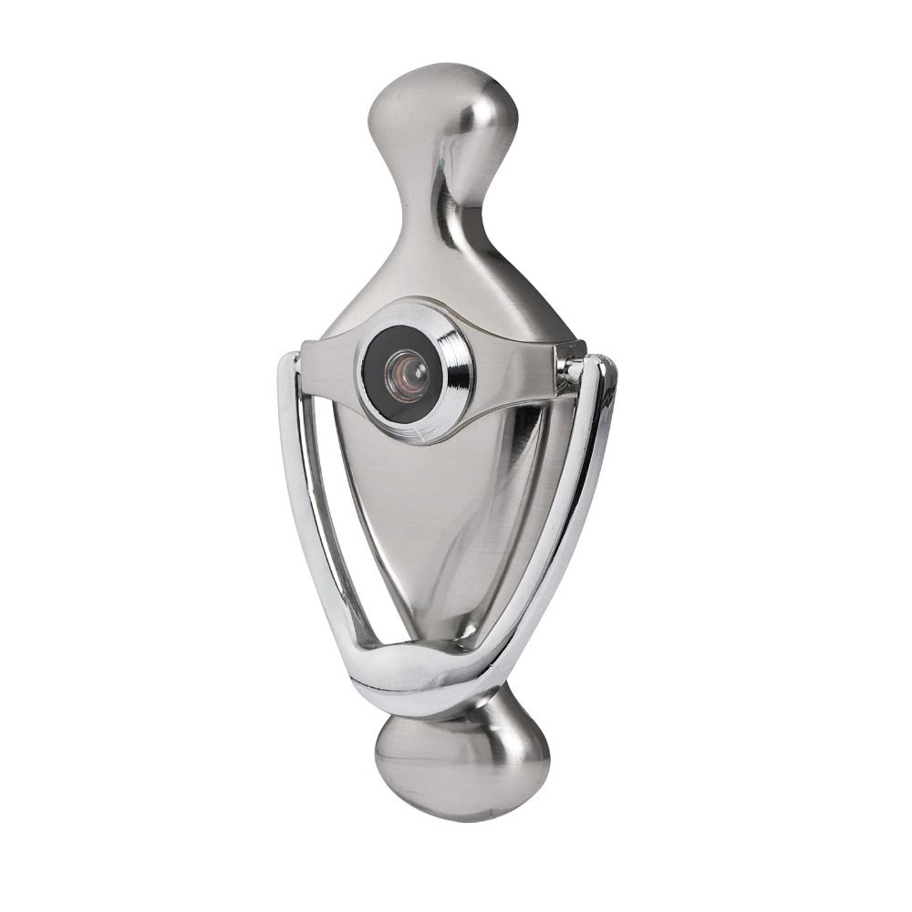 Со смотровым дверным молотком Дверная фурнитура из матового никеля ...