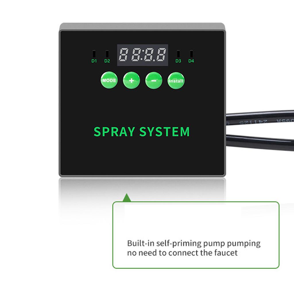 Sistem Inteligent de Umidificare pentru Terarii cu Tehnologie de Ceață Ultrasonică și Rezervoare de Apă de Mare Capacitate Pulverizator de Ceață