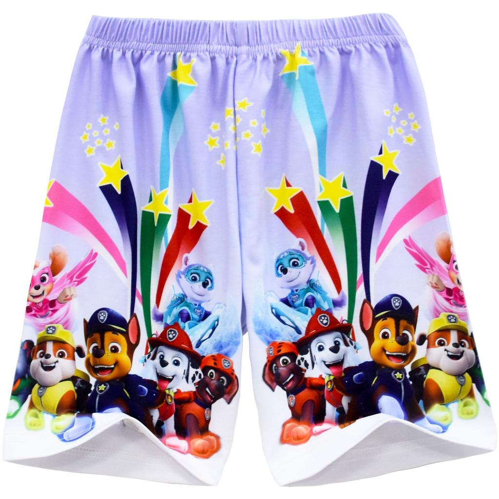 Spring Children, Cartoon Digital Printing Set, Children'S Short-Sleeved Loungewear Set 9072