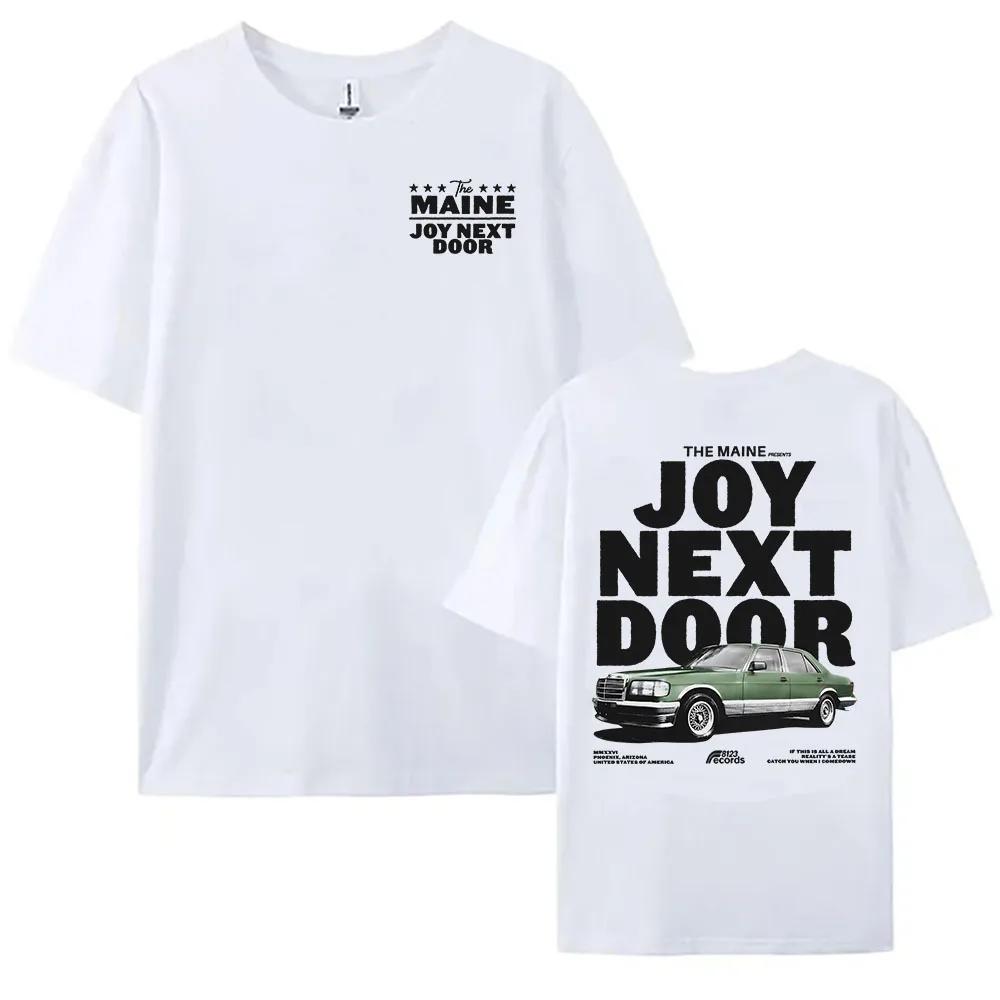 

Joy Next DOOR Tees The Maine Band Fashion Graphic Tshirt Summer Short Sleeve WomenUnisex Tshirts Cotton Soft Casual Unisex Shirt S