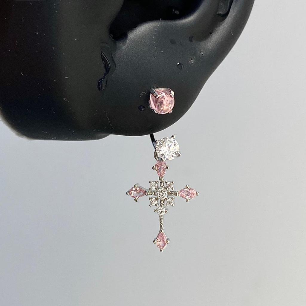Punk Fashion Titanium Steel Ear Bone Studs: Cool Cochlear Piercing Earrings Collection