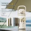 GEME Coca-Cola Stainless Steel Straw Thermos Bottle