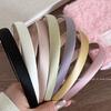 Korean Satin Thin Headband for Women - Versatile Retro French Style with Non-Slip Deerskin Velvet