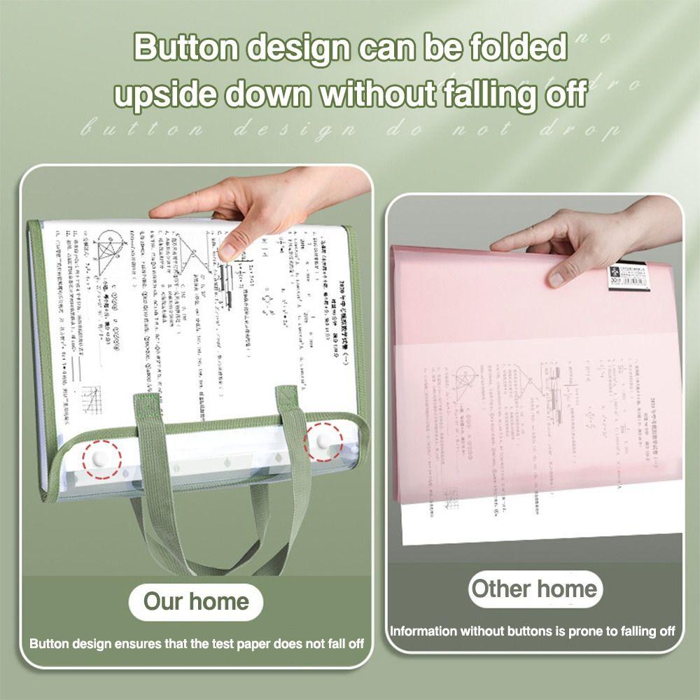 Waterproof A4 File Folder 13 Pockets Archive Bag Fashion File Bag Students