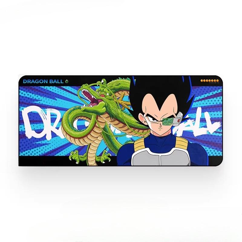 

New Japanese Harajuku Dragon Ball Son Goku Vegeta Animation Boys Super Large E-sports Game Non-slip and Dirt-resistant Mouse Pad 30x60x0.2cm