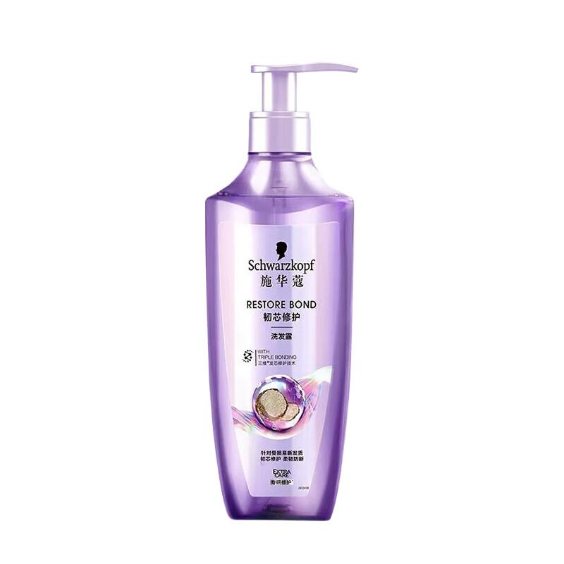 Schwarzkopf Tough core repair shampoo, hair care, moisturizing, anti-breakage cleansing, sandalwood fragrance / 600ml коричневый