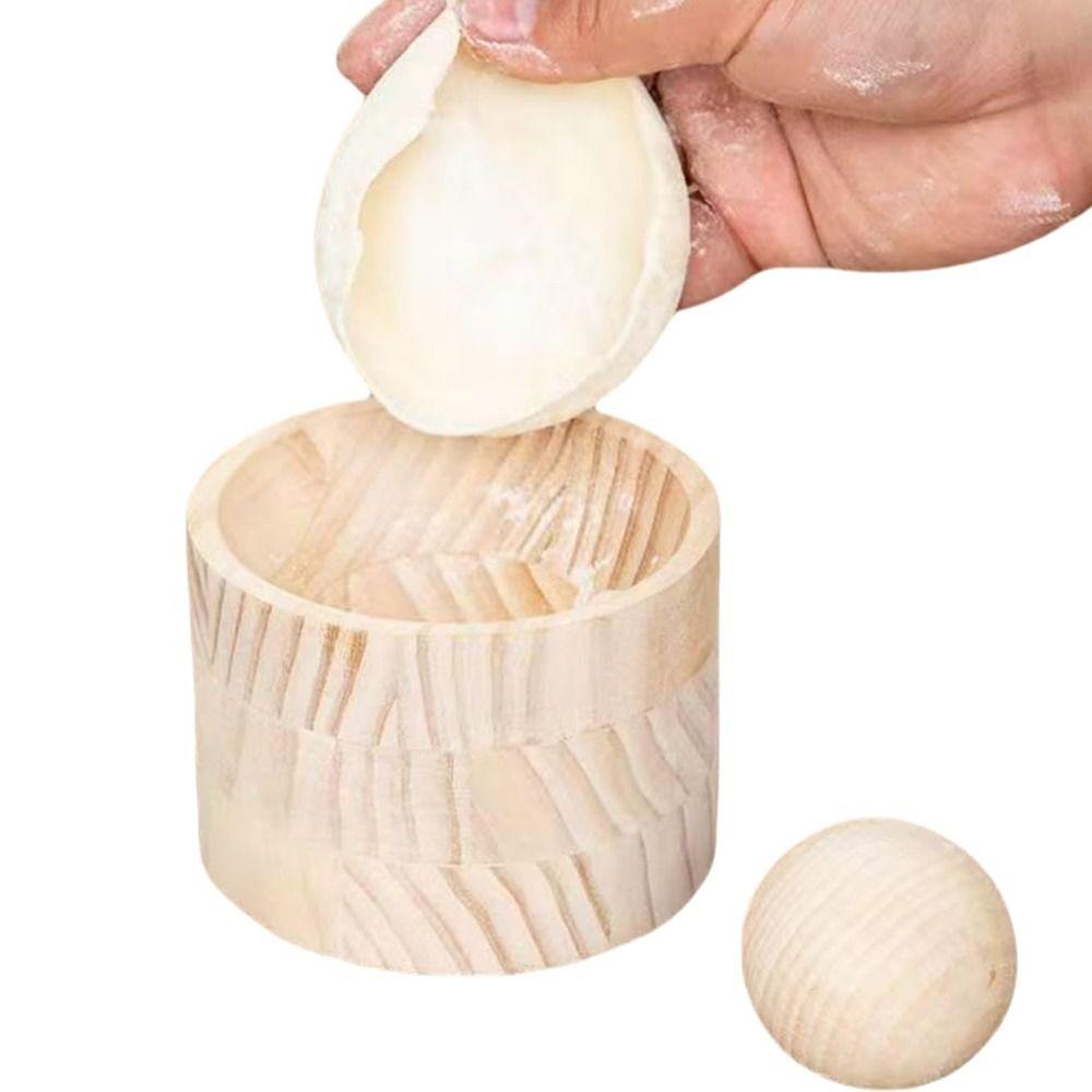 Wooden Dumpling Wrapper Quick Easy Dumpling Skin Pressing Tool Dumpling Skin Maker  Pastry