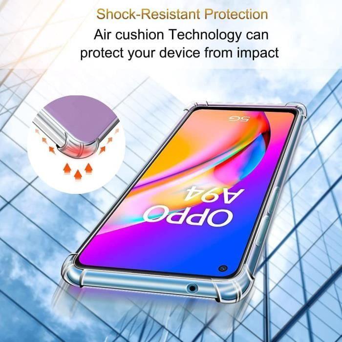 Hülle - OPPO - A94 5G - Silikon Hohe Widerstandsfähigkeit - Transparent - Flexibel