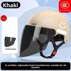 Electric Battery Car Helmet Women's Summer Sun Protection Breathable Hard Hat Motorcycle Riding Helmet Four Seasons Half Helmet