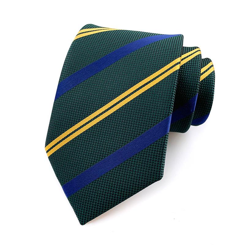 2025 British Gentleman Stripe Men's Tie & Suit Combo
