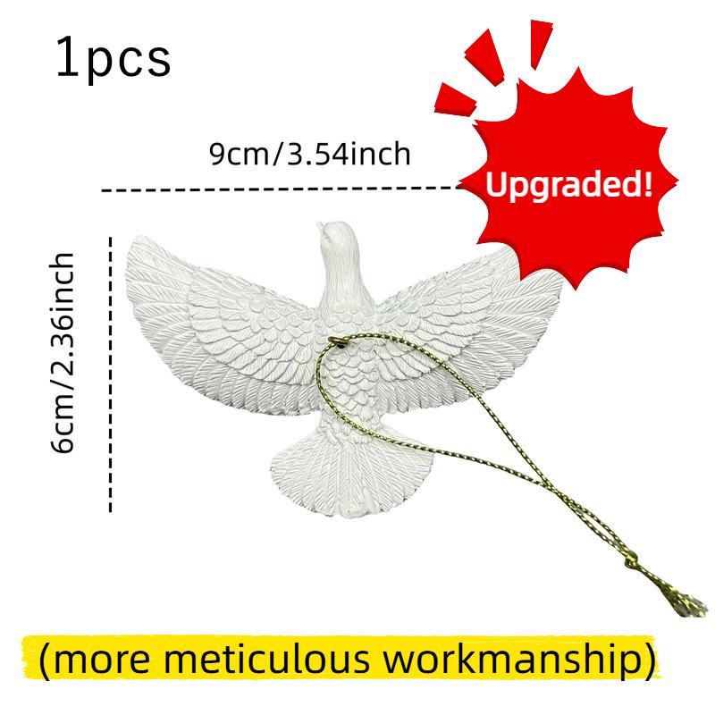 Stil Freundschaftstauben - Kevin allein zu Haus 2 Harz Weihnachtsornament Tauben Weihnachtsbaumschmuck - Bestes Geschenk für einen besonderen Menschen