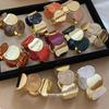 Acryl Elastisch Koord Gevlochten Armband - Europese Amerikaanse Mode Niche Ontwerp voor Vrouwen