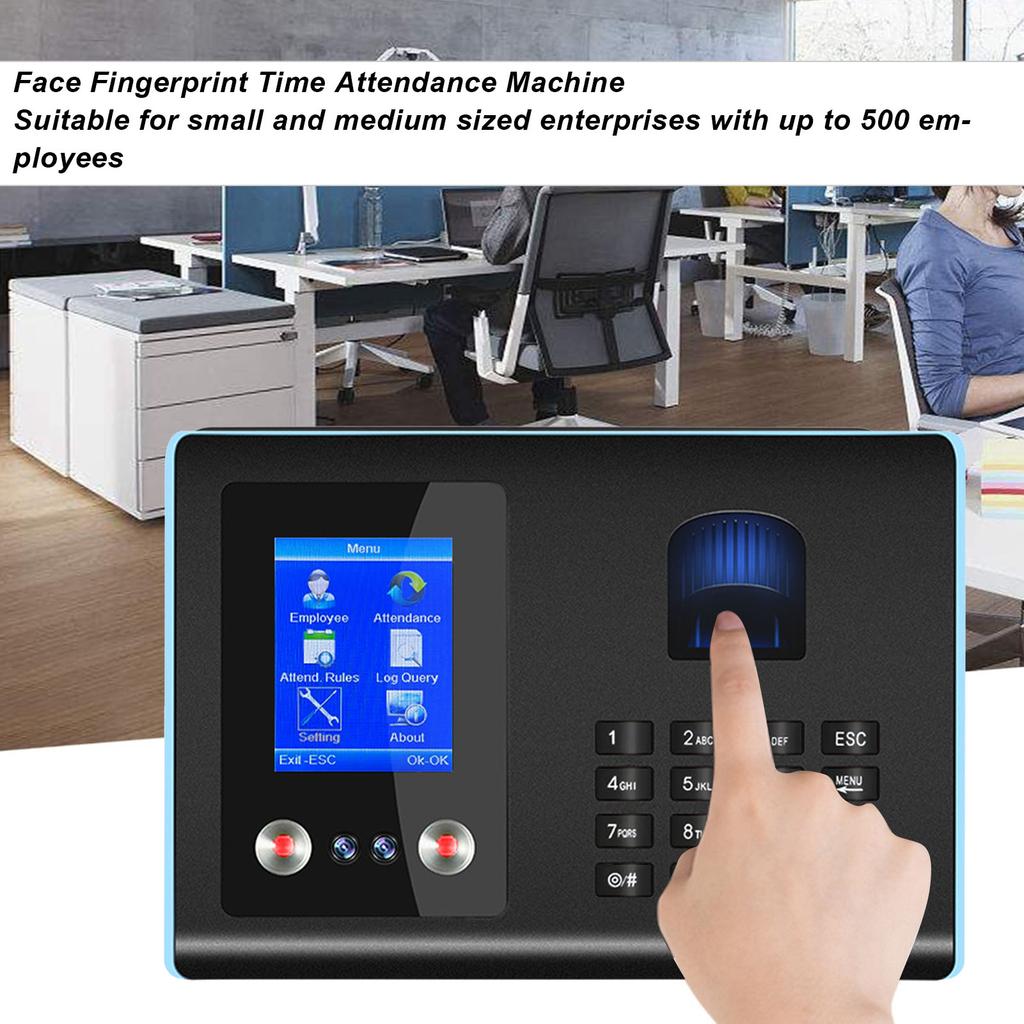 Face Fingerprint Time Attendance NaMachine Automatic Time Calculation Biometric Employee Attandence NaMachine