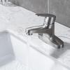 VEMUSE 304 Stainless Steel Dual-Handle Washbasin Faucet