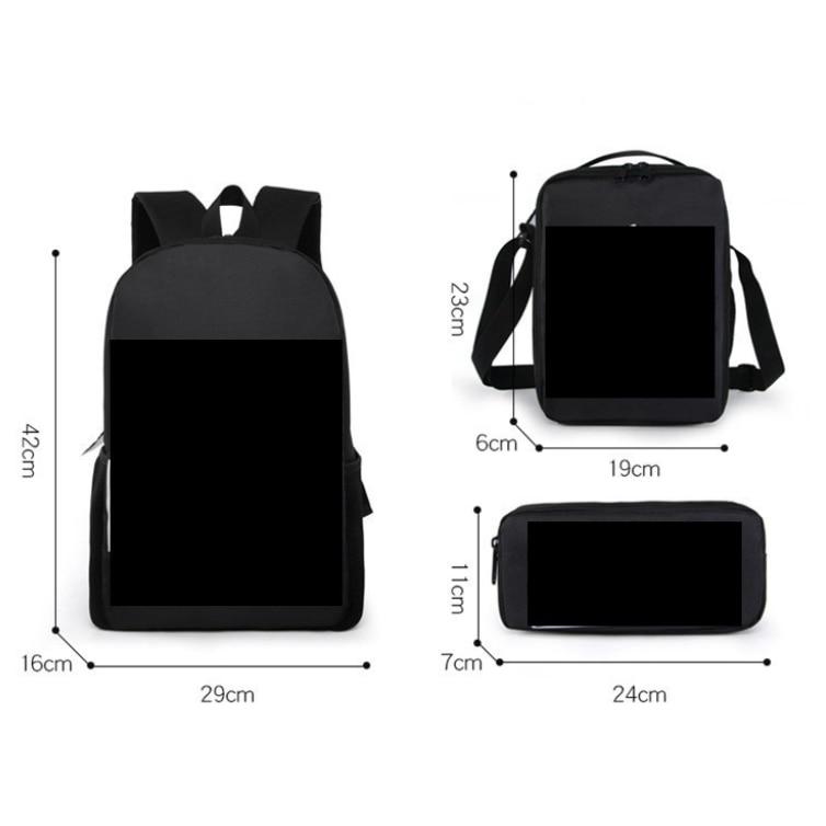 Brawl Stars Rucksack Set 3-teilig 45x30x12cm Mehrfarbig Schüler Schultasche Gaming Merchandise